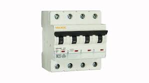 Interruptor automático magnetotérmico. Poder de corte: 6000A Curva B